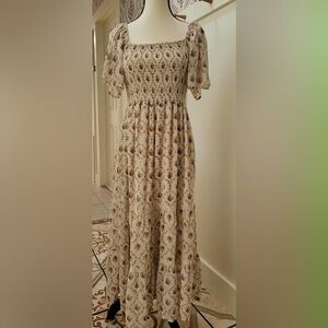 Petal & Pup Cream Floral Maxi Dress